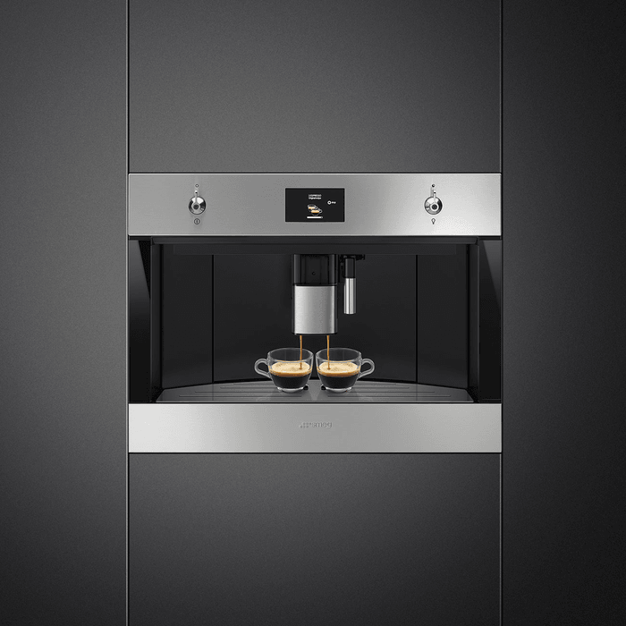 Изображение Встраиваемая кофемашина Smeg CMS4303XRU 1