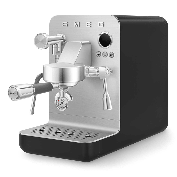 Изображение Рожковая эспрессо кофемашина Smeg EMC02BLMEU 4