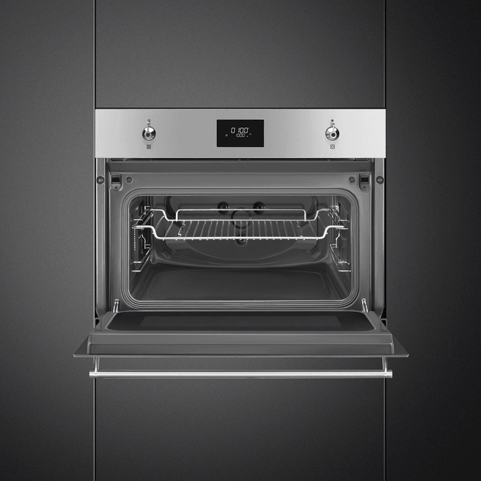 Изображение Микроволновая печь Smeg SO4301M0X 2