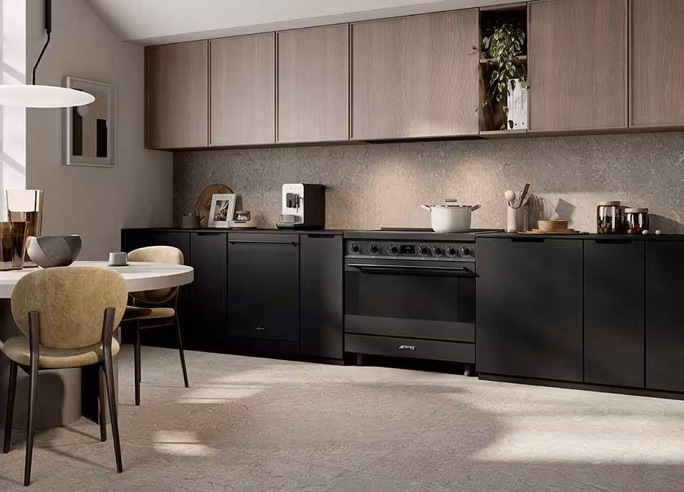 Варочный центр Smeg в интерьере Варочный центр Smeg в интерьере